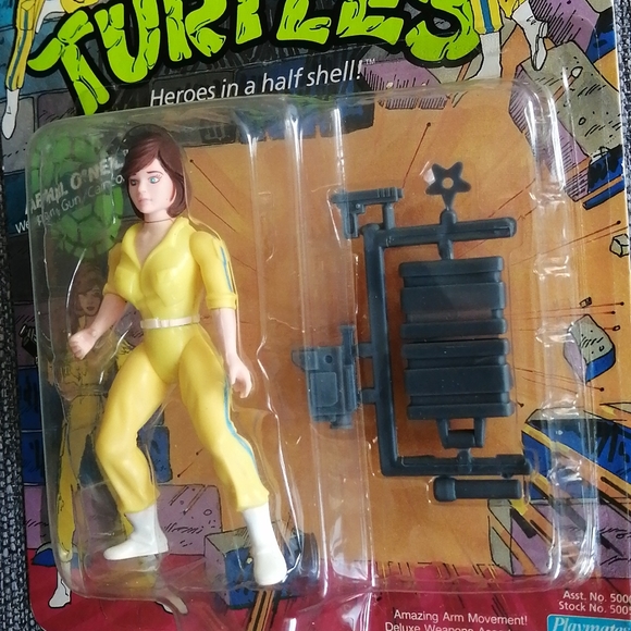 1988 April O'Neil Unpunched TMNT Playmates Teenage Mutant Ninja Turtles. - Picture 2 of 8